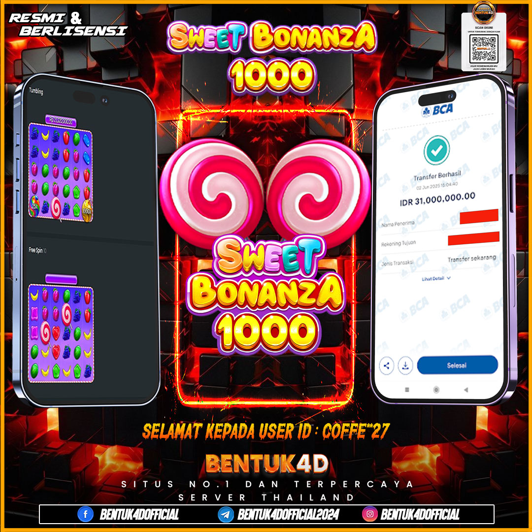 SELAMAT KEPADA USER ID : COFFE**27 WD PAUS SEBESAR  Rp 31,000,000,- BUKTIKAN LANGSUNG BOSKU MAIN DI BENTUK4D !! LANGSUNG DI KASI MAXWIN !!!