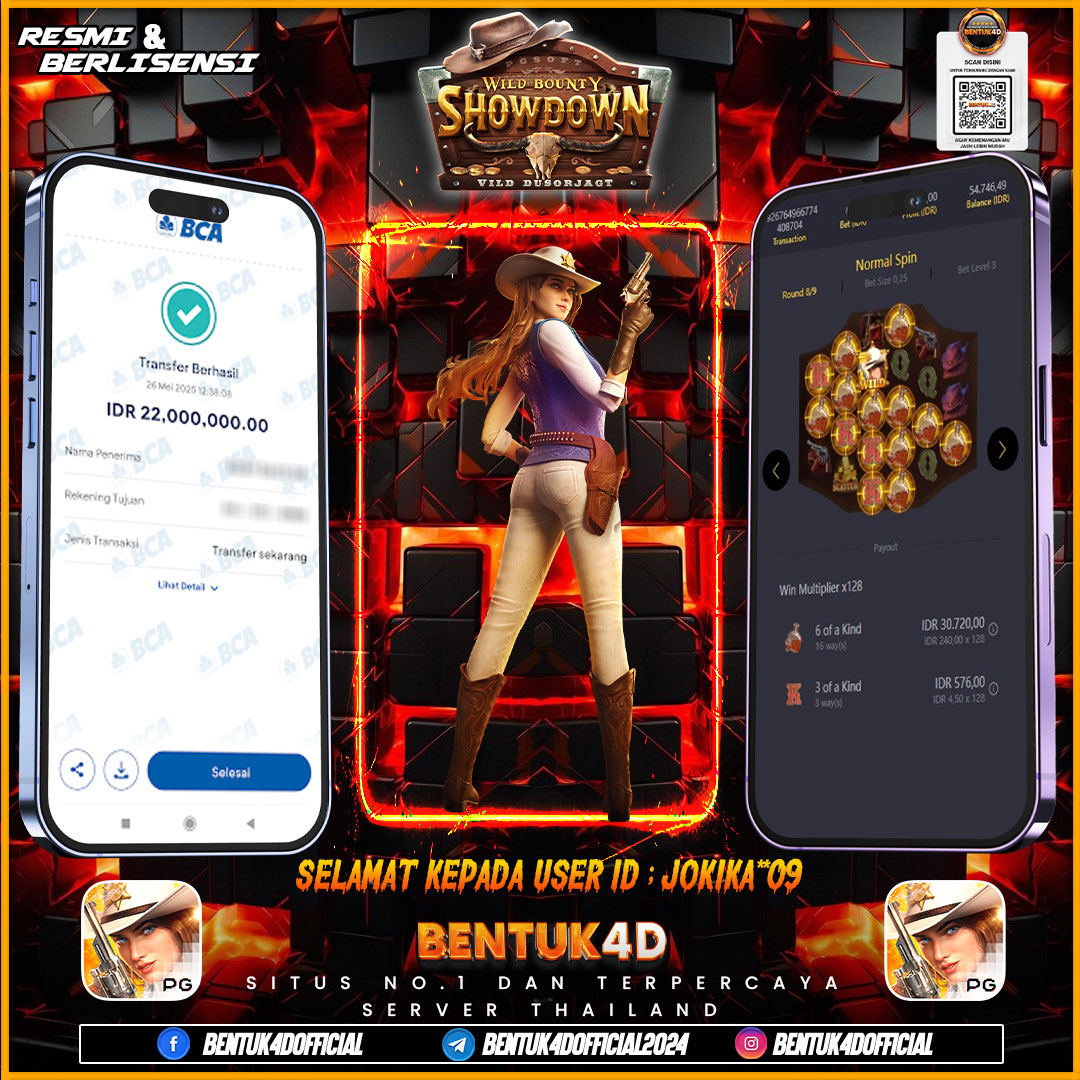 SELAMAT KEPADA USER ID : JOKIKA**09 WD PAUS SEBESAR  Rp 22,000,000,- BUKTIKAN LANGSUNG BOSKU MAIN DI BENTUK4D !! LANGSUNG DI KASI MAXWIN !!!