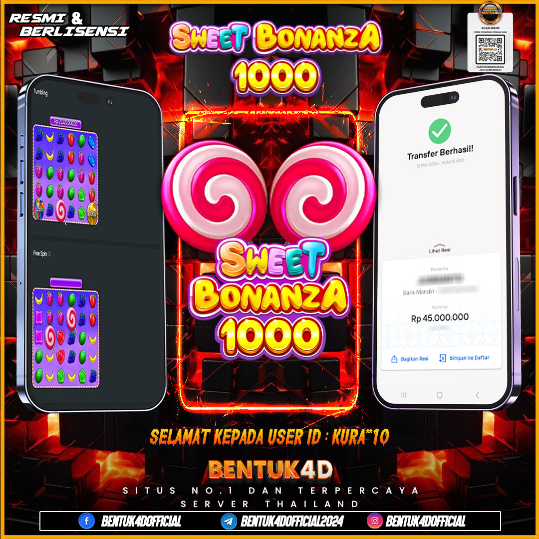 SELAMAT KEPADA USER ID : KURA**10 WD PAUS SEBESAR  Rp 45,000,000,- BUKTIKAN LANGSUNG BOSKU MAIN DI BENTUK4D !! LANGSUNG DI KASI MAXWIN !!!