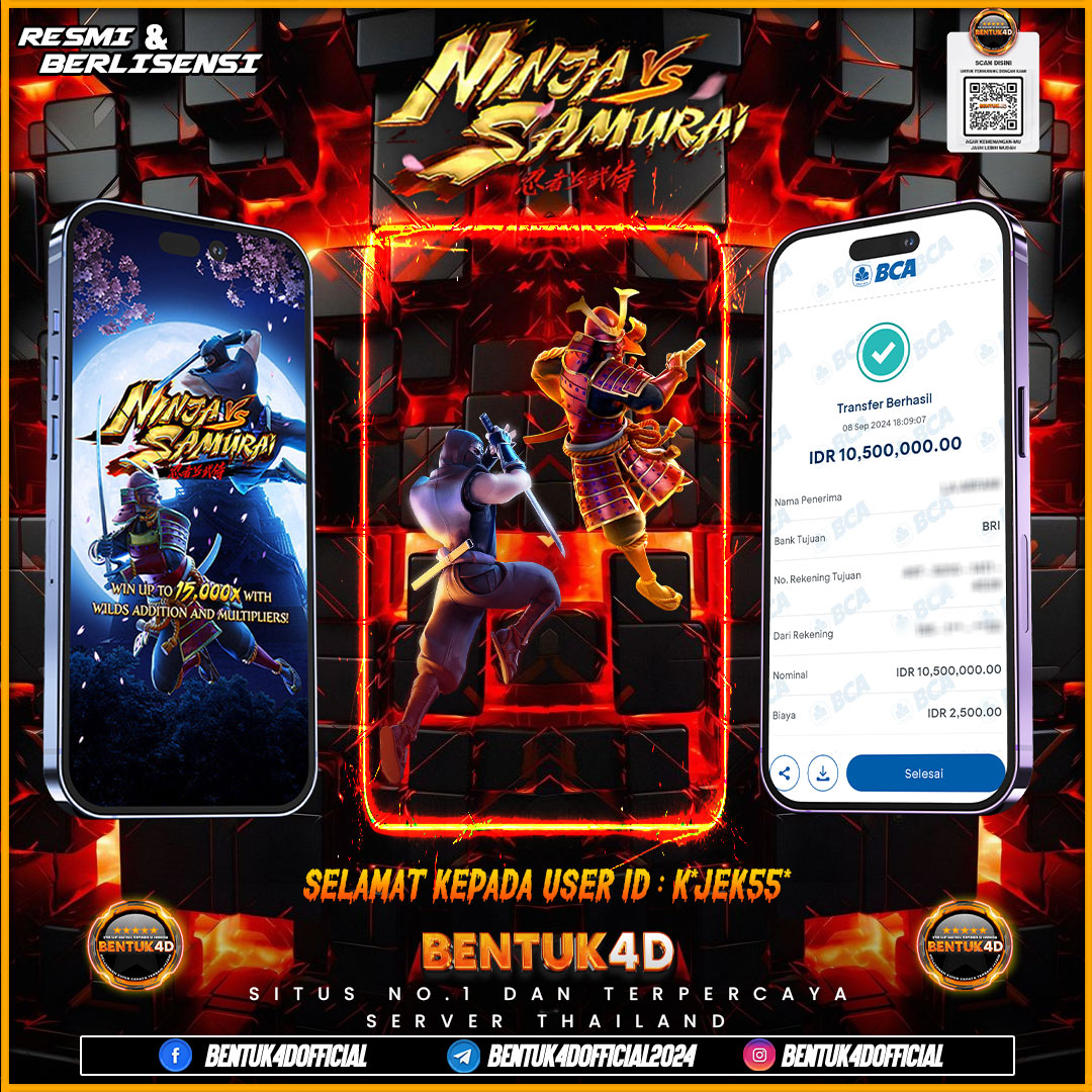 MELEDAKKKKKK BOSKUUUUUU !!! SELAMAT KEPADA USER ID : :K*JEK55* !!! HANYA DI BENTUK4D BOSKU BISA MERASAKAN KEMENANGAN BESAR!!!