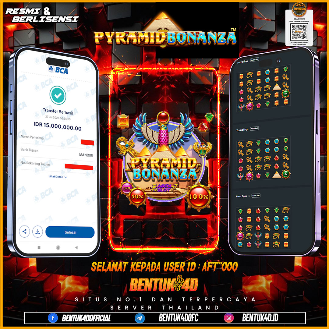 SELAMAT KEPADA USER ID : AFT**000 WD PAUS SEBESAR Rp 15,000,000,- BUKTIKAN LANGSUNG BOSKU MAIN DI BENTUK4D !! LANGSUNG DI KASI MAXWIN !!!
