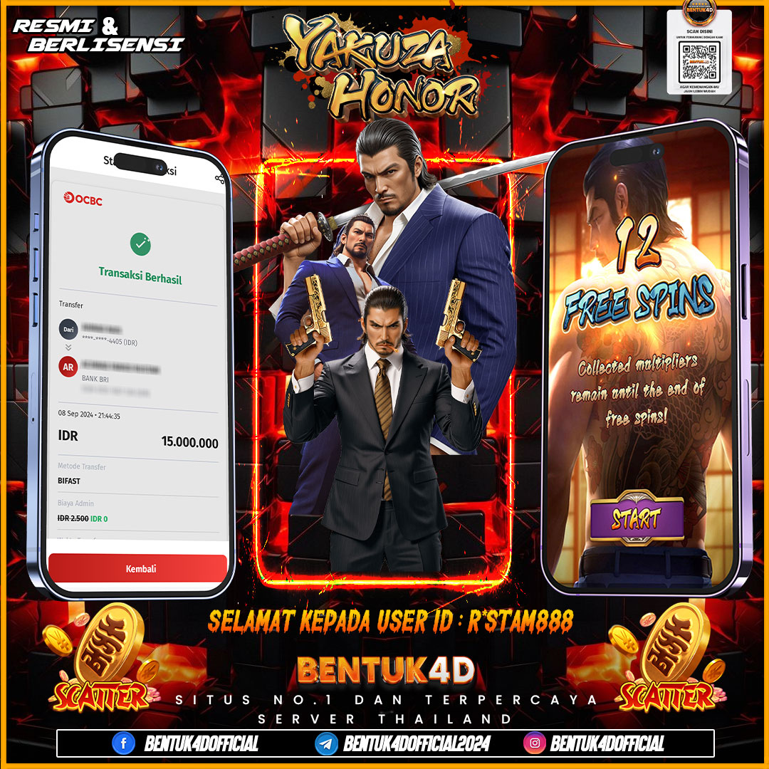 MELEDAKKKKKK BOSKUUUUUU !!! SELAMAT KEPADA USER ID : :R*STAM888 !!! JANGAN RAGU JANGAN BIMBANG BOSKU!!!!JAMIN MENANG MAIN DI BENTUK4D!!!!