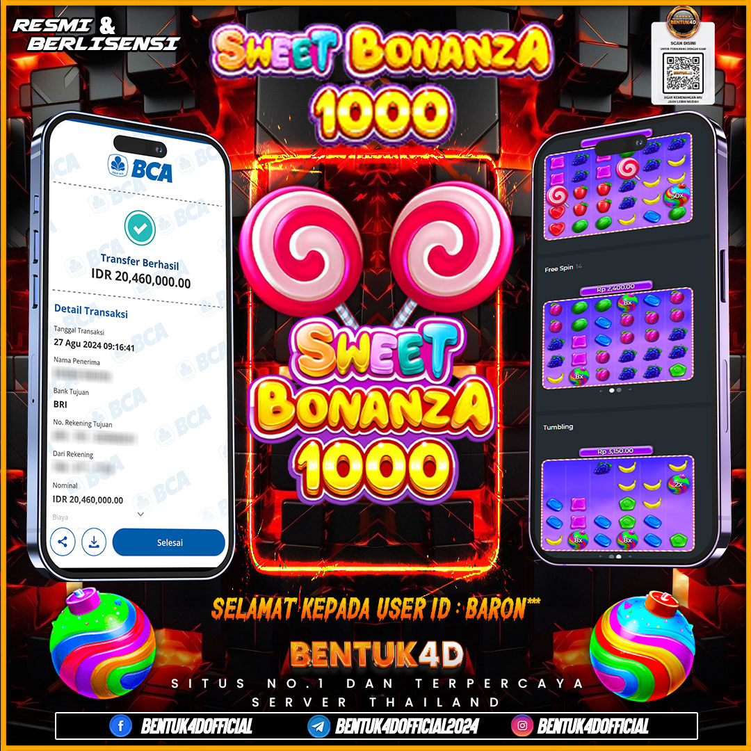 SELAMAT KEPADA USER ID : BARON*** ATAS KEMENANGAN GACORNYA DI BENTUK4D !!!! SUDAH PASTI GAK BAKAL NYESAL MAIN DI BENTUK4D BOSKUU !!!!