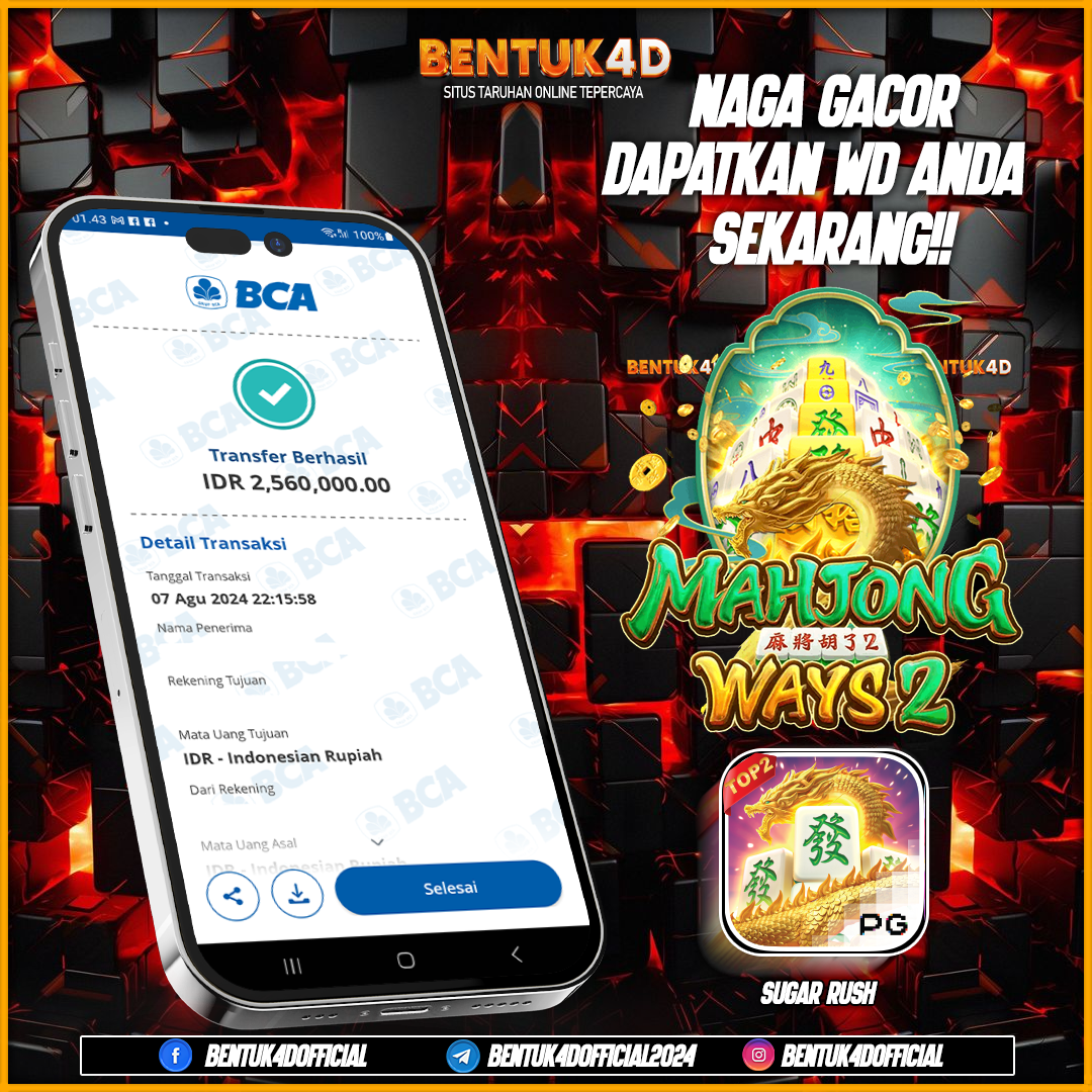 DAPATKAN KEUNTUNGAN BESAR DENGAN MUDAH!! SELAMAT KEPADA USER ID ta**s**tel79 SUDAH BERHASIL DI BENTUK4D