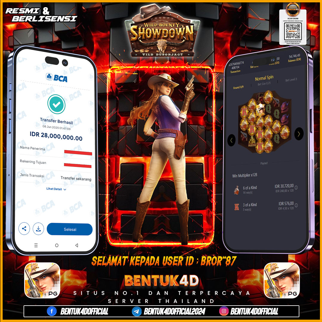 SELAMAT KEPADA USER ID : BROR**87 WD PAUS SEBESAR  Rp 28,000,000,- BUKTIKAN LANGSUNG BOSKU MAIN DI BENTUK4D !! LANGSUNG DI KASI MAXWIN !!!