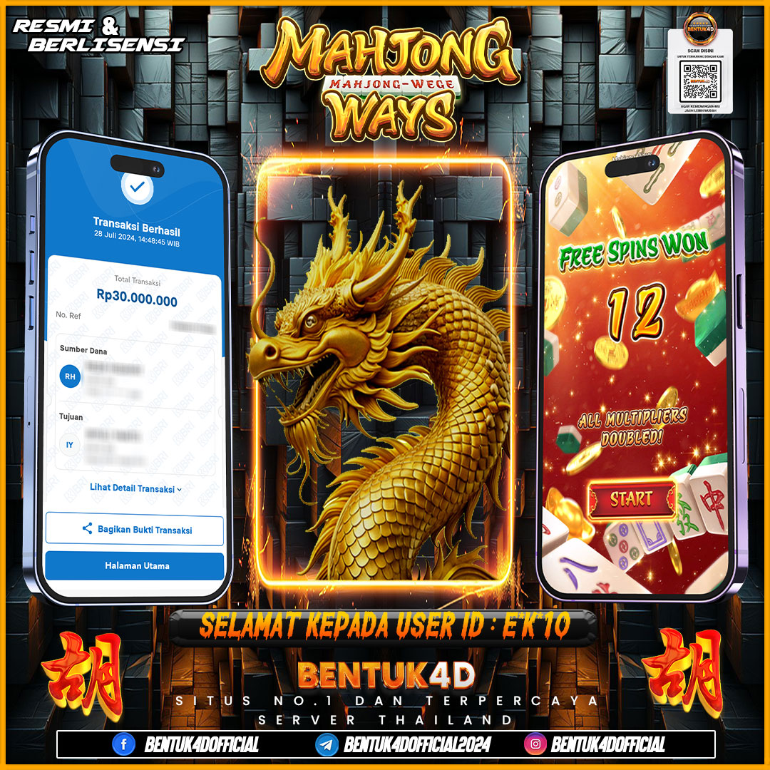 KEMENENAGAN YANG MENEGANGKAN DI MAHJONG WAYS !!!! SELAMAT BOSKUU ATAS KEMENANGAN YANG SENSASIONAL DI BENTUK4D !!!!!! MELEDAKKKK MELETOPP !!!