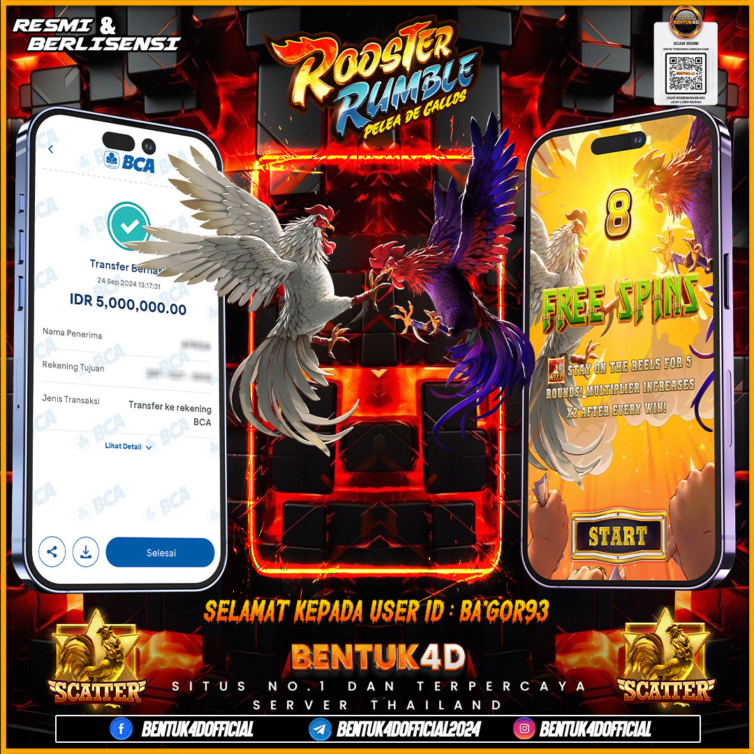 SELAMAT KEPADA USER ID : BA*GOR93  ATAS KEMENANGANYA DI BENTUK4D !!! BUKTIKAN LANGSUNG DI KEMENANGAN BOSKU DI BENTUK4D YA BOSKU!!! MODAL RECEH JADI JUTAAN!!!