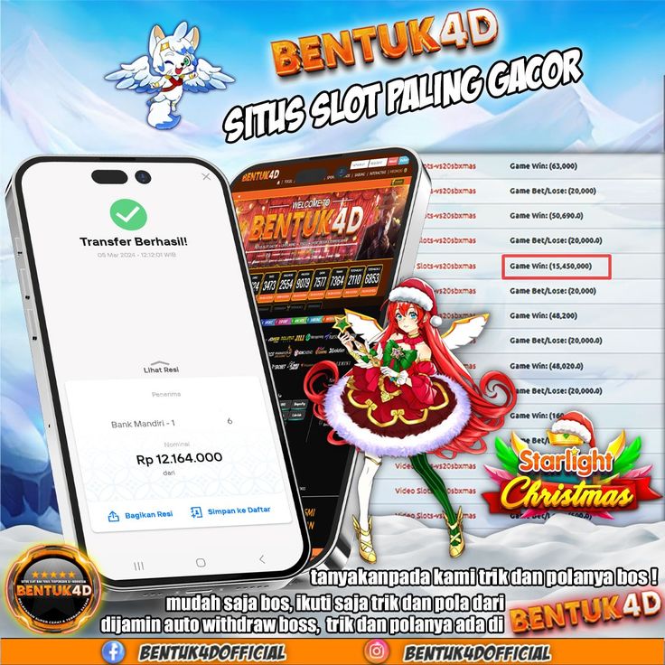 BENTUK4D JACKPOT SLOT STARLIGHT CHRISTMAS Rp12.164.000,- LUNAS
