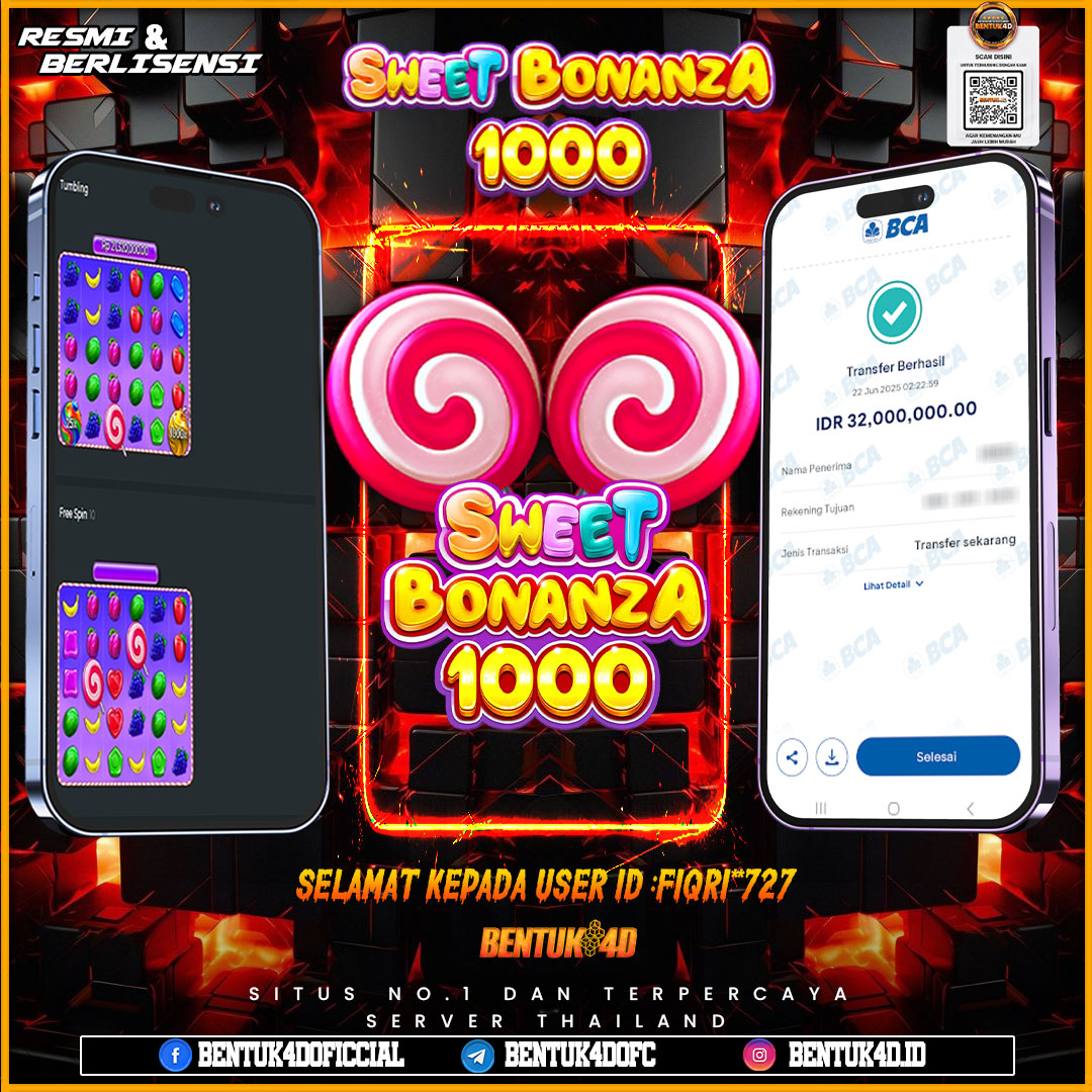 SELAMAT KEPADA USER ID : FIQRI**727 WD PAUS SEBESAR Rp 32,000,000,- BUKTIKAN LANGSUNG BOSKU MAIN DI BENTUK4D !! LANGSUNG DI KASI MAXWIN !!!